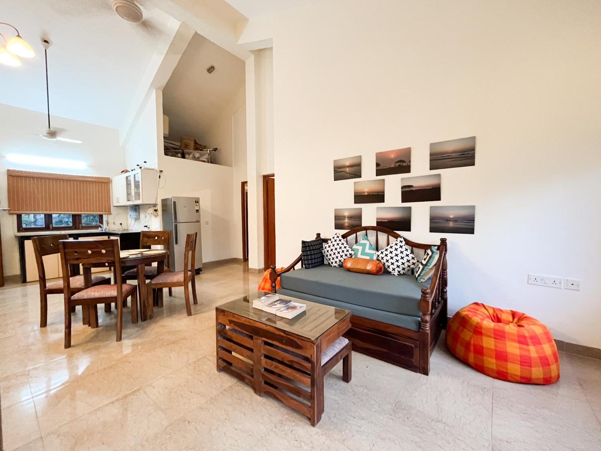 Rainforest - Casa Azure 5 Min Walk To The Beach Calangute Bagian luar foto